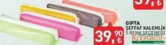 GIPTA ŞEFFAF KALEMLİK 5 RENK SEÇENEGİ indirimli fiyat GIPTA ŞEFFAF KALEMLİK 5 RENK SEÇENEGİ fiyat ve kampanya bilgisi